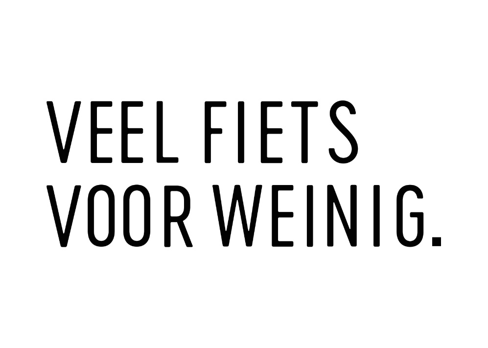 Veel fiets voor weinig